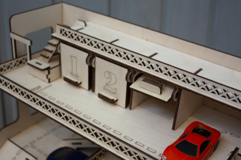 Парковка для машинок П-2