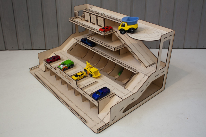 Парковка для машинок П-2